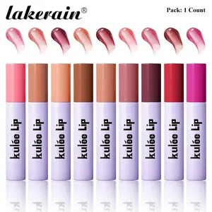 Long-Lasting Velvet Lip Oil, Moisturizing Velvet Lip Tint Lip Gloss, Glossy to Velvety Matte Stain, Buildable Color & Stain, Non-Sticky, Deep Nourishing, 9 Color Shades for All Skin Tone, Lip Cosmetics