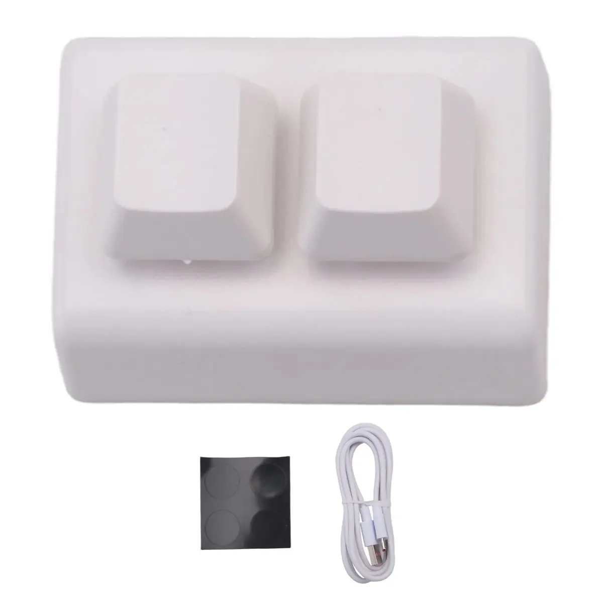 2 Keys Macro Programming Keyboard RGB Mini Keyboard Gaming Drawing Red Switch Custom Keyboard OSU Gaming Keypad,White