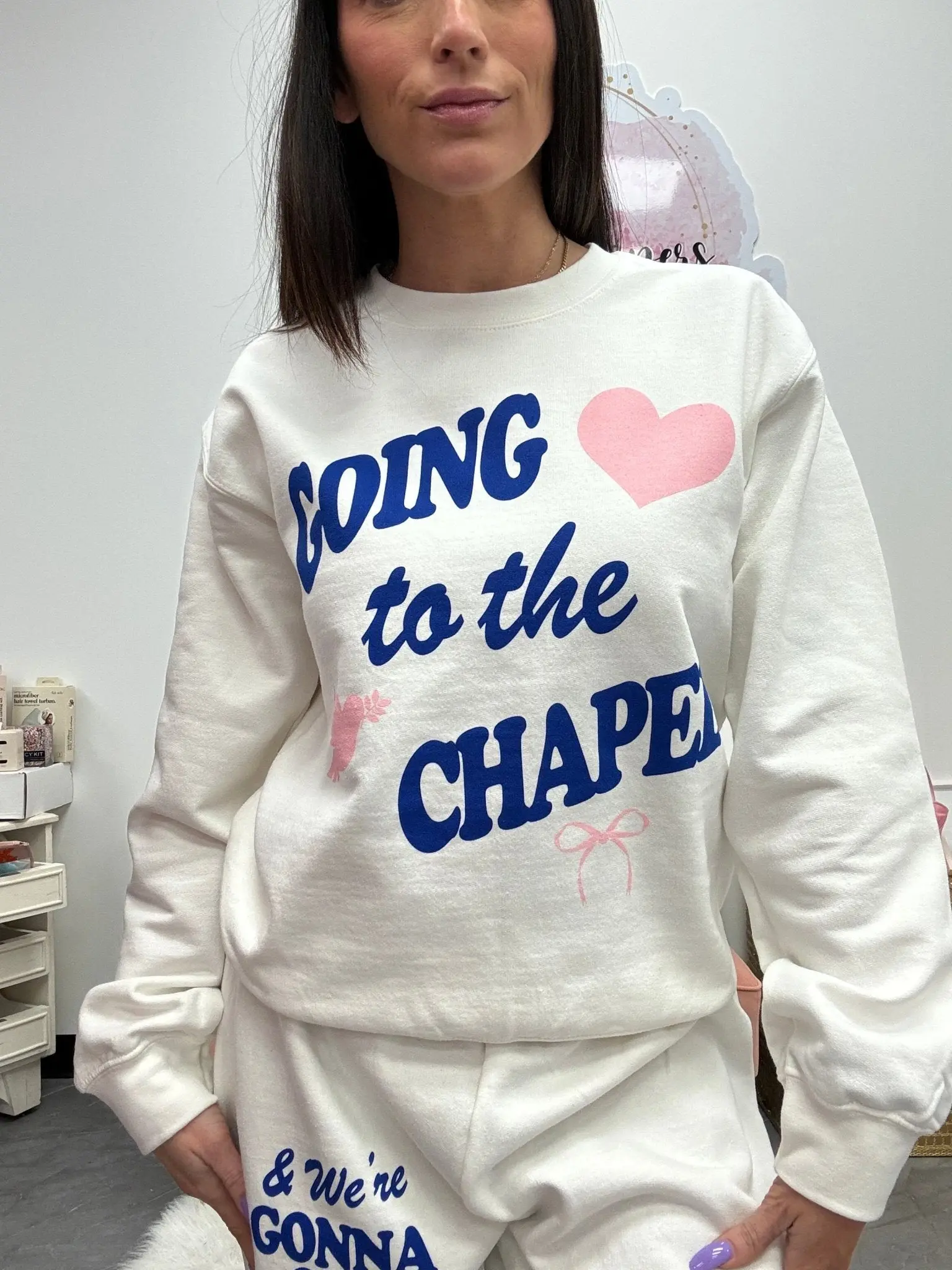 Women's Going to the Chapel Bridal Sweatshirt