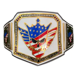 Center Cody Adult Championship Title Belt Replica - 2mm Leather Straps  - Fan Gift