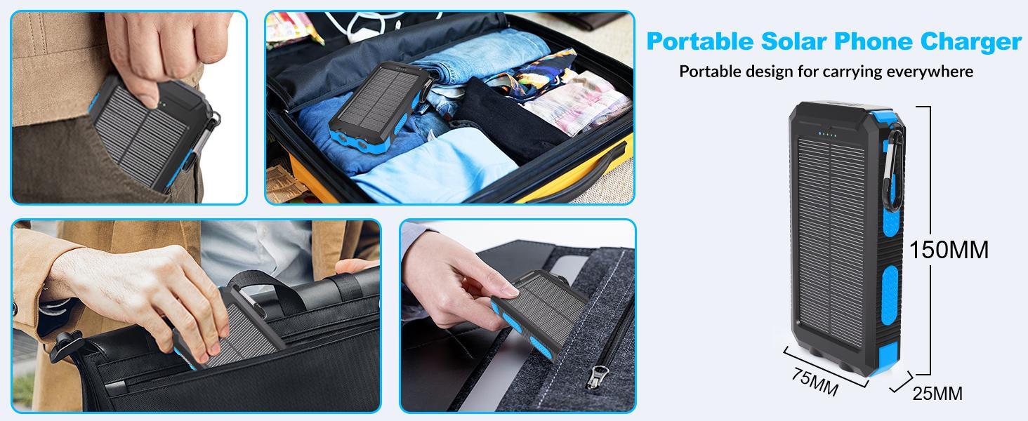 Solar Charger Power Bank 20000mAh, Portable Charger, 4 Cables 3 Ports Fast Charging External Battery Pack with USB C for Cell Phones, Solar Panel Charger with Dual Flashlight for Camping power bank power bank charger battery power bank Waterproof Compass, Solar Charger Power Bank 20000mAh, Portable Charger, 4 Cables 3 Ports Fast Charging External Battery Pack with USB C for Cell Phones, Solar Panel Charger with Dual Flashlight for Camping power bank power bank charger battery power bank Waterproof Compass,