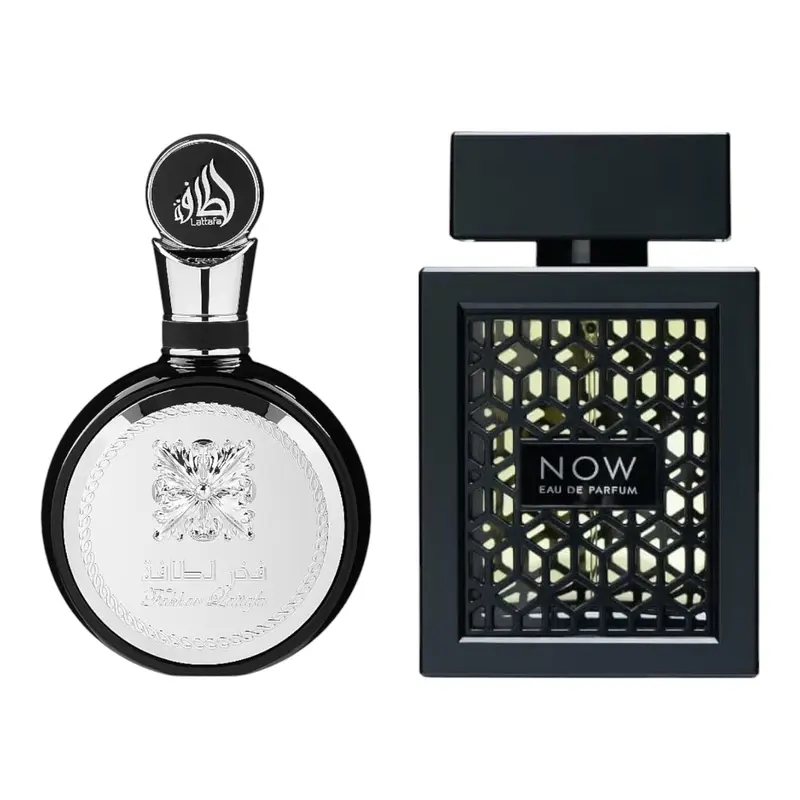 (2pc Bundle Pack) Fakhar Men + Rave Now Men by Lattafa EDP Spray, 3.4oz