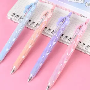 Latest Push-Button Neutral Pen, Smooth Writing, 0.5mm Ballpoint, Quick-Dry, No Smudging, Office & School Essential, Exam Pen