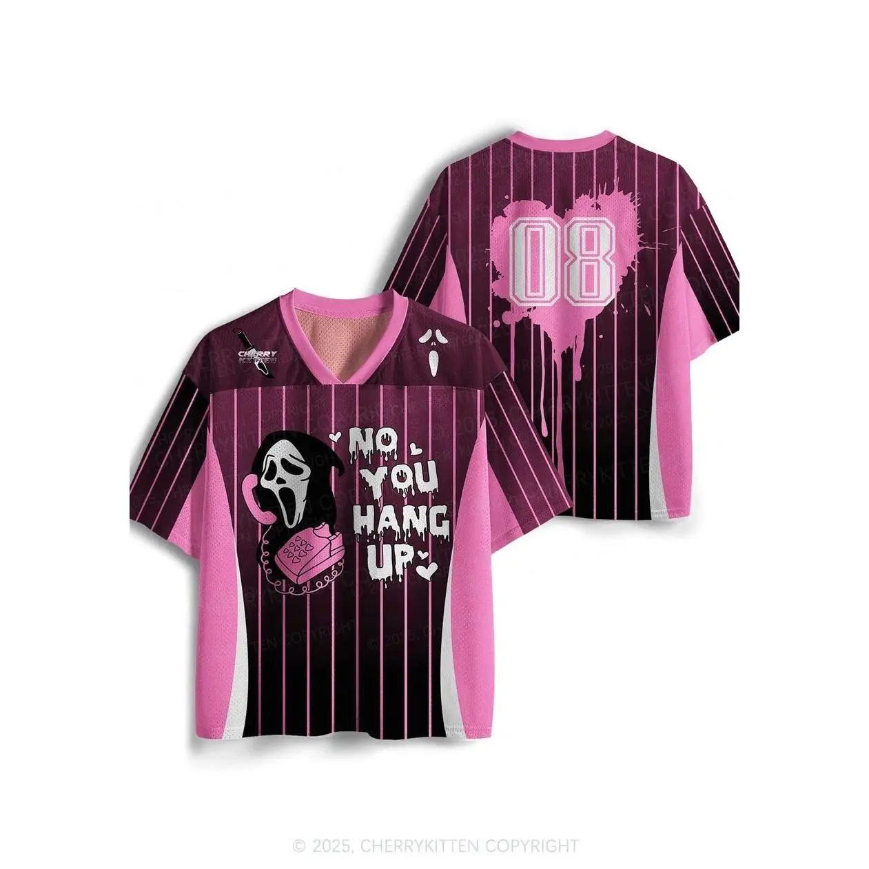 Halloween No You Hang Up Sport Jersey Shirts, Ghostface Scream Horror Movie Character Football Jersey, Gift for Him, Halloween Gift