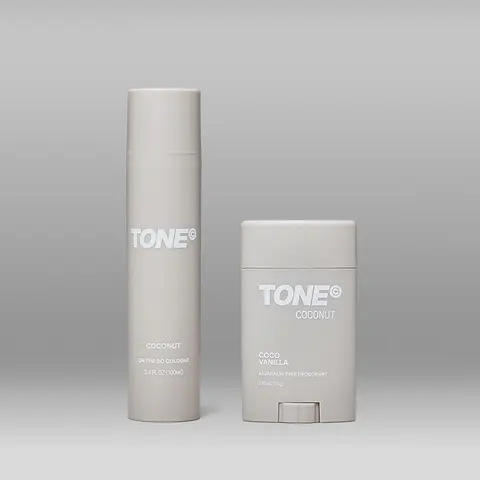 TONE Coconut Body Care Collection with Shea Butter – Unisex 48-Hour Anti-Perspiration Deodorant Stick, On-The-Go Cologne & Moisturizer, Skin Health & Lasting Effects Deodorants, Hydrating Travel Toiletries for All Skin Types, Anti-Perspiration Deodorants,