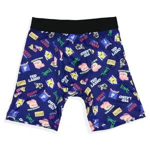 Ted Lasso Boxer Briefs Men's Allover Print AFC Richmond Tight Fit Adult Underwear