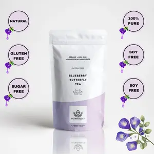 Blueberry Butterfly Pea Flower Tea by Ultraviolet - Soothing Blend of Blueberry - Tea Bags Aesthetic Color Changing Beverage