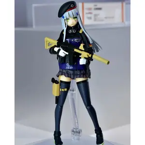 Anime Girls Frontline Figma 573 HK416 Girls Action Figure Model Toys 15cm