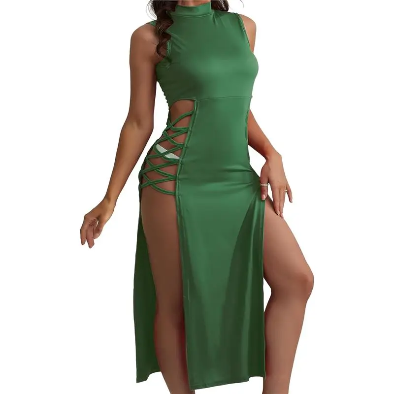 Rave Outfits for Women Slutty Dresses for Women Gothic Clothes for Women Goth Summer Dress Cyberpunk Techno Bondage Casual Fashion Womenswear Love