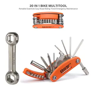 16 in 1 Bike Multitool Wrench Set + 10 in 1 Bone Wrench – Must-Have for Cyclists for Emergency, Repair, Maintenance