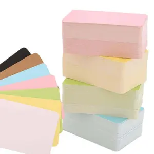 Graffiti Hand Drawing Blank Card, 100pcs/box Handwritten Card, Custom Message Card, Office Stationery & Supplies for Home School Office