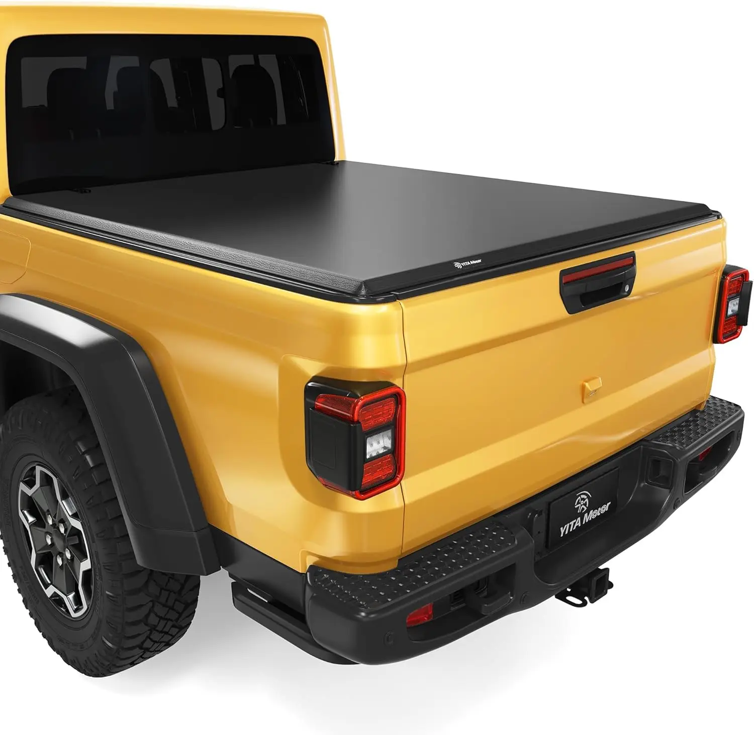 Soft Tri-fold Truck Bed Tonneau Cover for 2020-2026 Jeep Gladiator JT with/without Trail Rail System