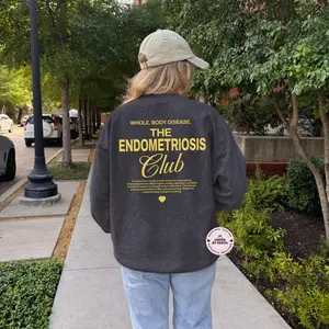 Endometriosis Club Sweatshirt | Endometriosis Awareness Shirt | Endo Warrior Gift | Chronic Illness Merch Hoodie - Sweatshirt