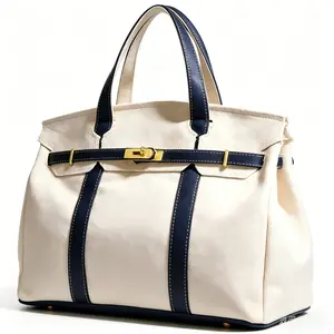High-End Niche Design Canvas Platinum Crossbody Bag for Women 2026 Everyday Work Purse Large Capacity