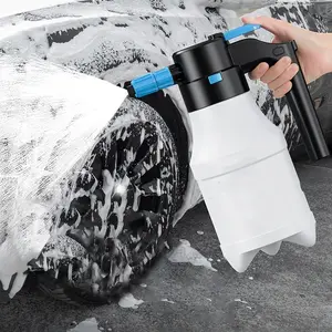 【FathersDayGift】Car Electric Foam Sprayer, Tank Volume 1.5 Liters,Battery Powered with USB Rechargeable,Cordless Pump for Car Cleaning Kits and Car Detailing Foam Sprayer, Car Detail - Labor Day gift!