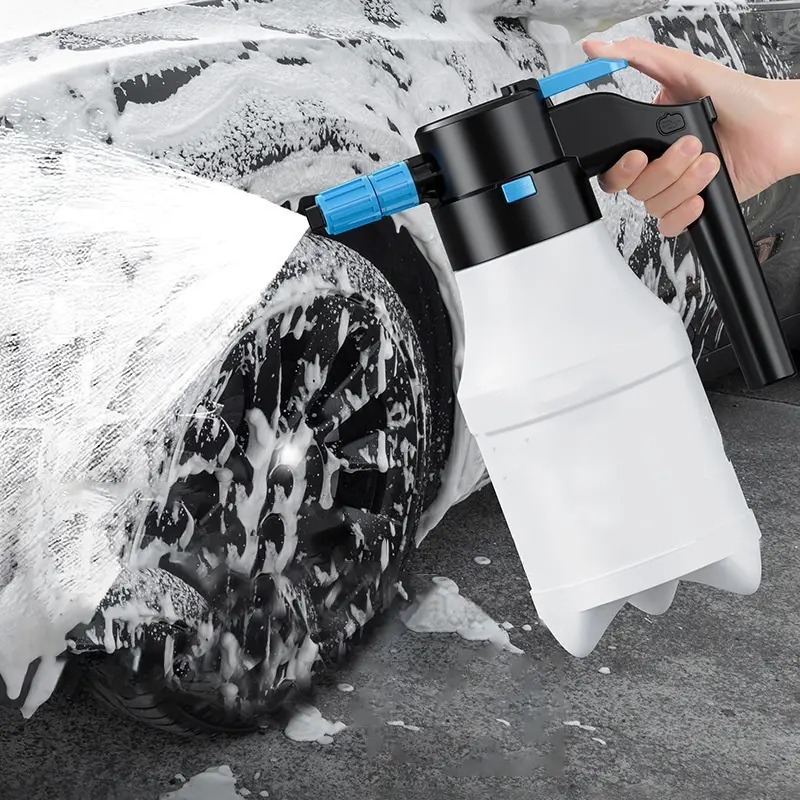 【DealsForYouDays】Car Electric Foam Sprayer, Tank Volume 1.5 Liters,Battery Powered with USB Rechargeable,Cordless Pump for Car Cleaning Kits and Car Detailing Foam Sprayer, Car Detail - Labor Day gift!