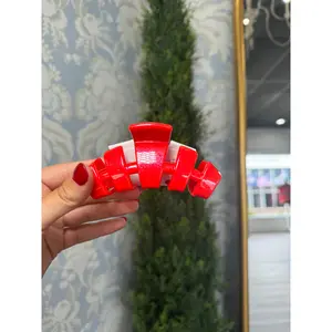Classic  Red Medium Hair Clip