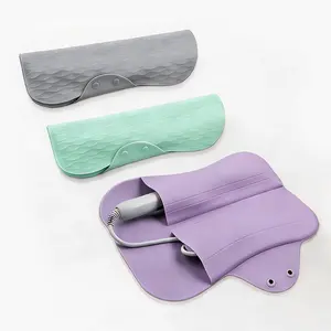 2-in-1 Silicone Heat Resistant Mat & Sleeve for Curling Iron and Hair Straightener