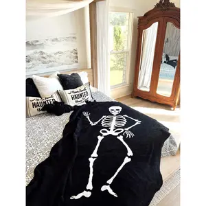 Mr. Bones Skeleton Blanket