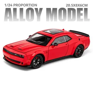 1:24 Dodge Charger 1970 Hellcat Viper Supercar Alloy Metal Diecast Model Car Home Decoration & Computer Desktop Ornament Holiday