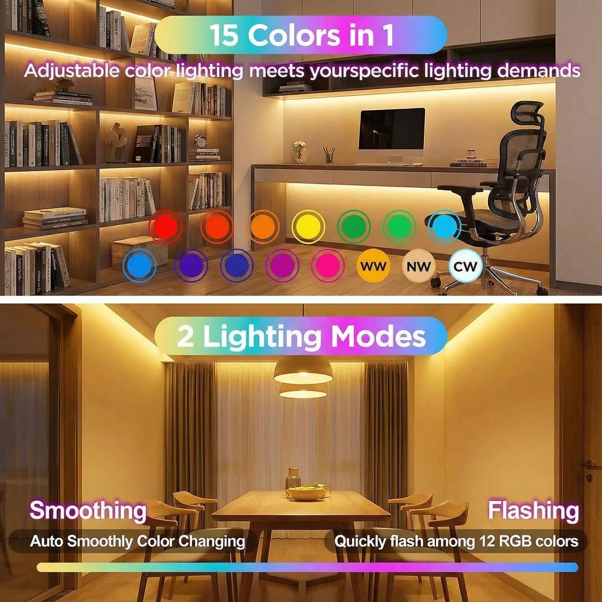 Rechargeable LED bulb, E27 screw base, with remote control, dimmable and timer, suitable for living rooms, bedrooms, and other areas.