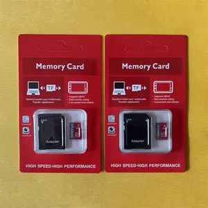 The micro tf memory card comes with an adapter. The Micro SD card is universally compatible with portable game console files and outdoor thermometer records in multiple scenarios, and is essential for device expansion