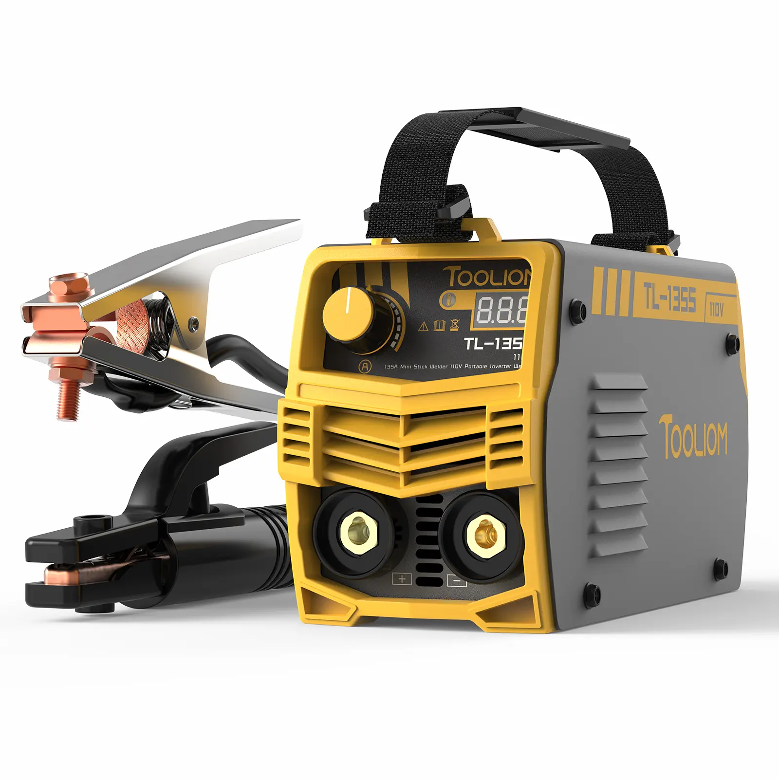 TOOLIOM TL-135S 110V Stick Welder Promo Bundle - 135A MMA Welding Machine with Lift TIG Torch or Black Glass Lens Welding Helmet
