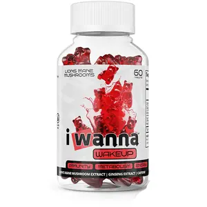 iWanna Wake Up Gummies – Energize Your Morning with Caffeine Ginseng Lion’s Mane & B-Vitamins -  Healthcare Dietary Supplement