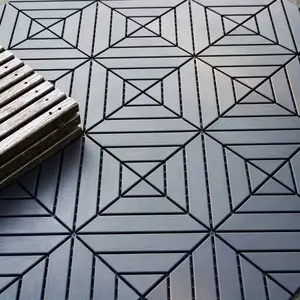 22 Pack Interlocking Deck Tile Waterproof Flooring Tiles for Outdoor indoor Poolside Balcony Backyard, 12 x 12 in Square UV Resistant Durable Easy Install