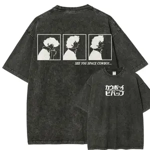 COWBOY BEBOP Unisex Fit Washed T-Shirt 8