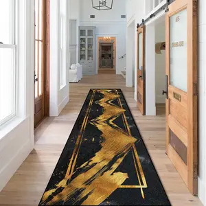 Geometric Pattern Non-slip Floor Mat, 1 Count Modern Art Colorful Entrance Door Mat, Washable Decorative Carpet, Modern Geometric Rug, Decorative Rugs for Home Living Room Bedroom Hotel Dormitory