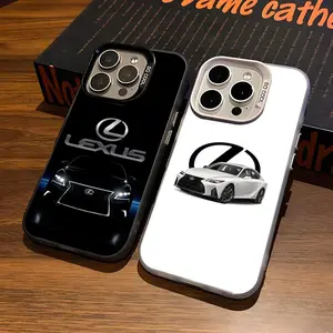 Luxury L-Lexus-S Phone Case Protective For iPhone17 Air 16 15 14 Plus 13 12 11 Pro 7 8 XS Max XR silver black bumper case Protector