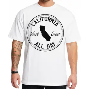 California WestCoast all day Design Black Chicano Style Graphic T-Shirt – Chicana Stlye Cholo Chola Streetwear, Gangster Clothes, Unisex Tee and Sweatshirt, Hoodie for Men & Women Top S-5XL full Size