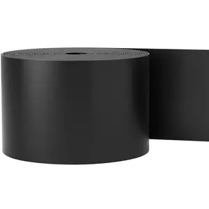 Landscape Edging System, 10-Inch Depth, 60-Ft Total Length, Recycled HDPE Coiled Terrace Border, Flexible Bender Border For Landscaping, Lawn, Garden, Yard, Weed Barrier, Weather Resistant, Black