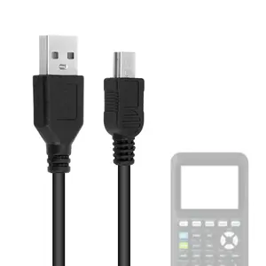1.5m/5ft Charger for TI 84 Plus CE, Calculator Graphing    Data  Accessories Compatible with  TI-84 Plus CE/Ti-nspire CX/Ti-nspire CX II/TI-83/TI-85/TI-8