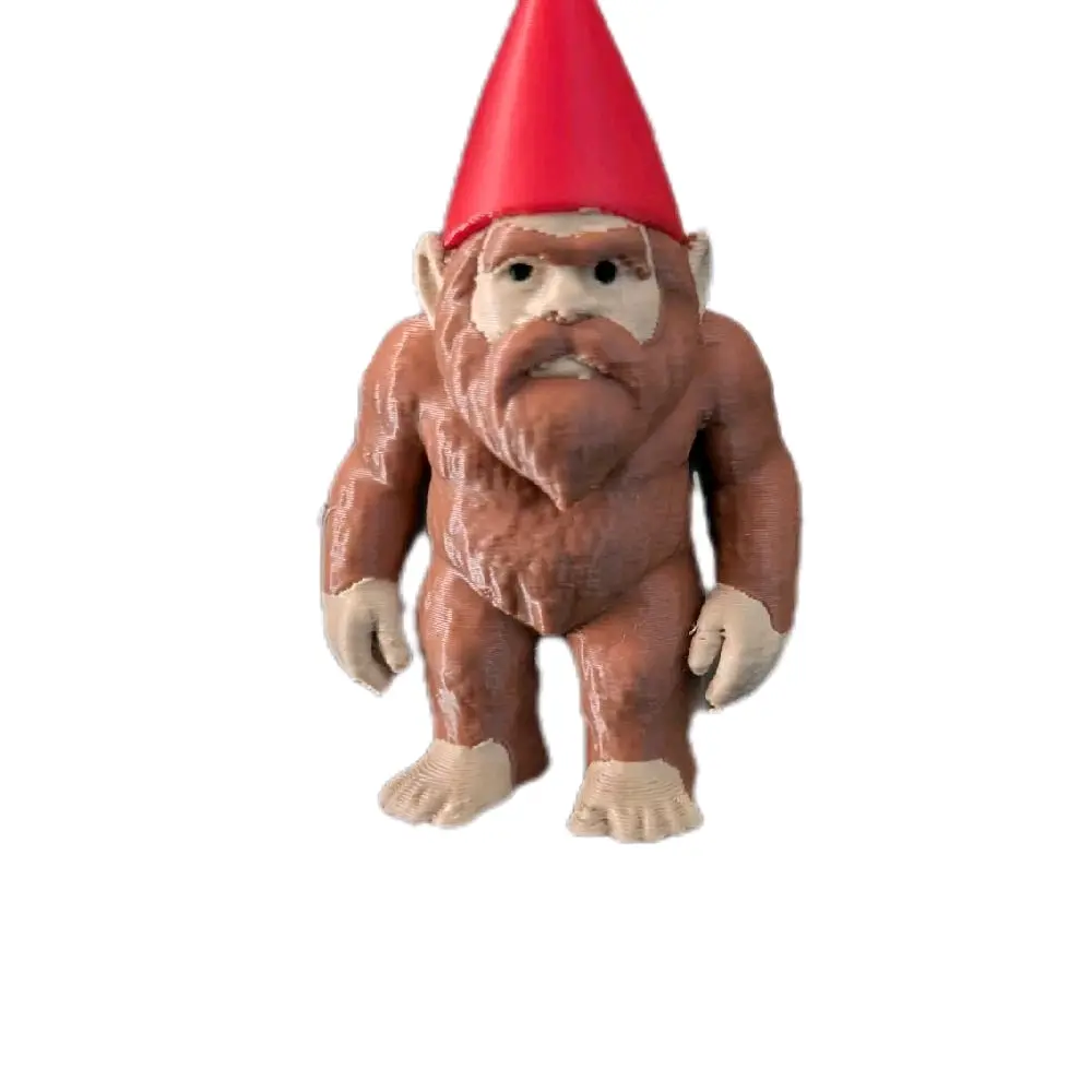 Bigfoot Gnome Keychain