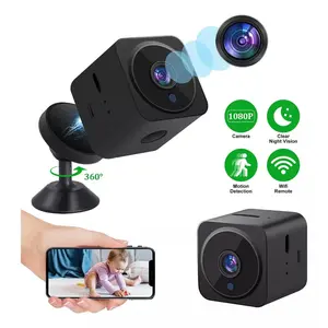 Wireless WiFi Camera Remote Monitor Mini Camera Tiny Home IP Camera With Built-In Battery In Super-Long Battery Life
