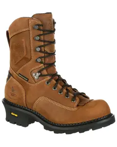 Georgia Boot Men's Waterproof Logger Work Round Toe - Gb00096