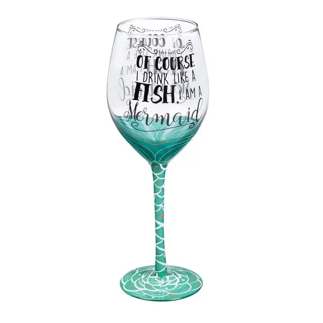 I'm a Mermaid 12 oz. Wine Glass with Box I'm a Mermaid 12 oz. Wine Glass with Box