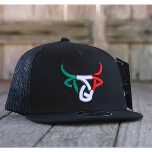 Lost Calf Unisex Youth Mexicalf Flat Black Mesh Back Snapback Hats