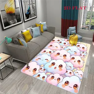 Cloud Paradise 2D FLAT Printed Office Carpet Chair Mat Fashion Art Door Mat Floor Mat Living Room Bedroom Carpet Office Chair Mat/Chair Mat Carpet Decoration Christmas Festival Gift Birthday Gift 800g/㎡ DT19