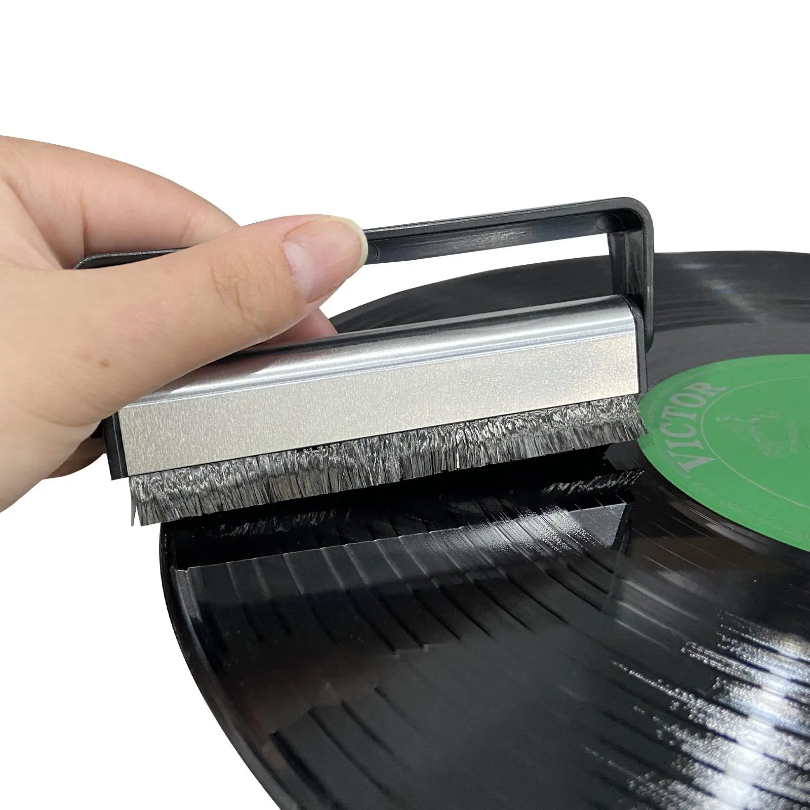 Carbon Fiber Cleaning Brush (1 Set), Portable Anti-static Cleaning Brush, Vinyl Record Cleaning Tool, Audio & Video Accessories