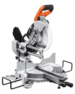 Sliding Compound Miter Saw With 10-Inch Blade, 15-Amp Corded Motor, Dual Bevel, 60-Tooth Carbide Blade, Miter Detents, Positive Stop System, Adjustable Cutting Capacity For Crown Molding And Crosscuts, Woodworking Power Tool