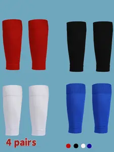 Men & Women Football Basketball Leg Sleeves, Knitted Breathable Comfort Sports Leggings, Ideal for Daily Running Training, Leg Protector, Leg Supporter