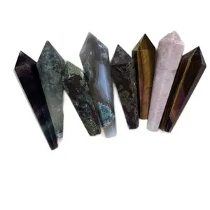 Small Crystal/Stone Wands- various materials high vibe crystals