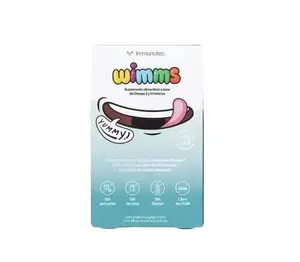 Immunotec Wimms Smart Chews Children's Immune Wellness Supplement - Sugar-Free, Dairy-Free, Brain-Boosting Omega-3 & Multivitamins for Youth Healthcare