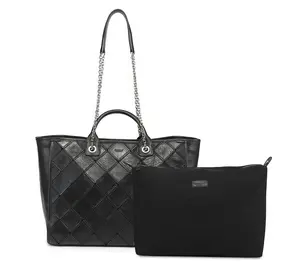 Old Trend Mermaid Carryall Leather Tote with Shoulder Strap