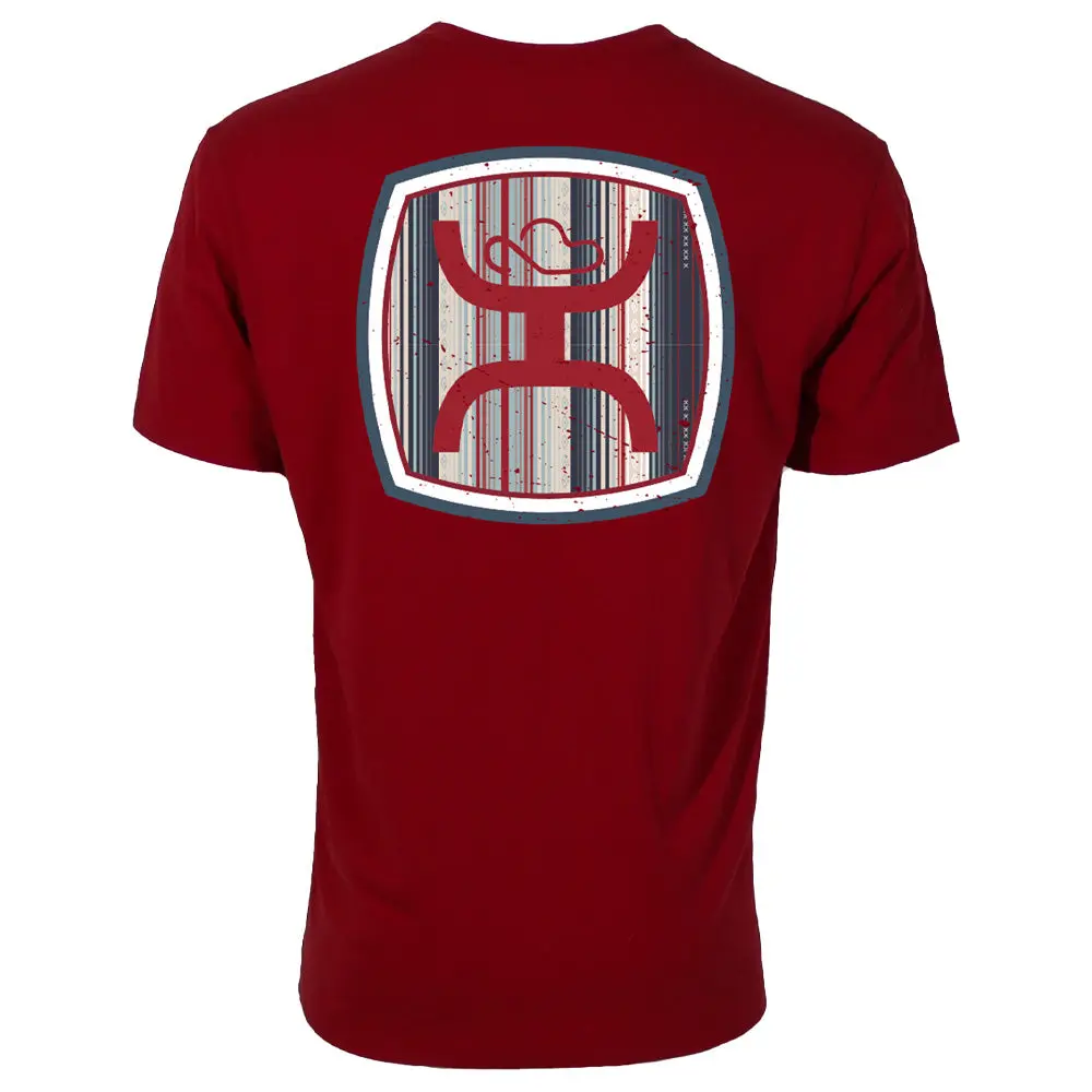 YOUTH "Zenith" Red w/Multi-Color Stripes Hooey T-shirt
