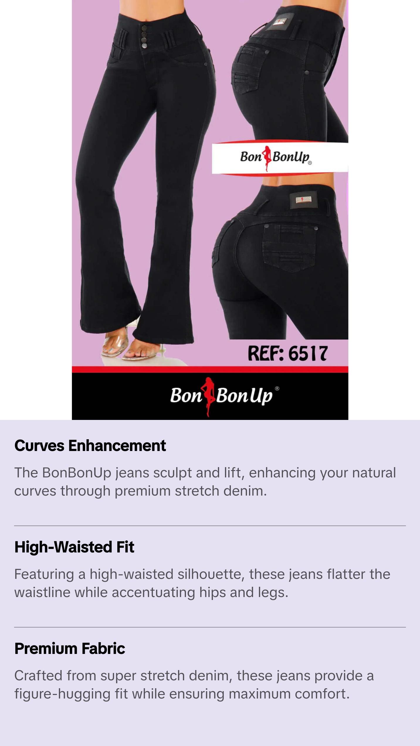 6517 BonBonUp Booty Lifting Jeans