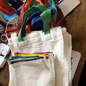 Sublimation tote bags all colors